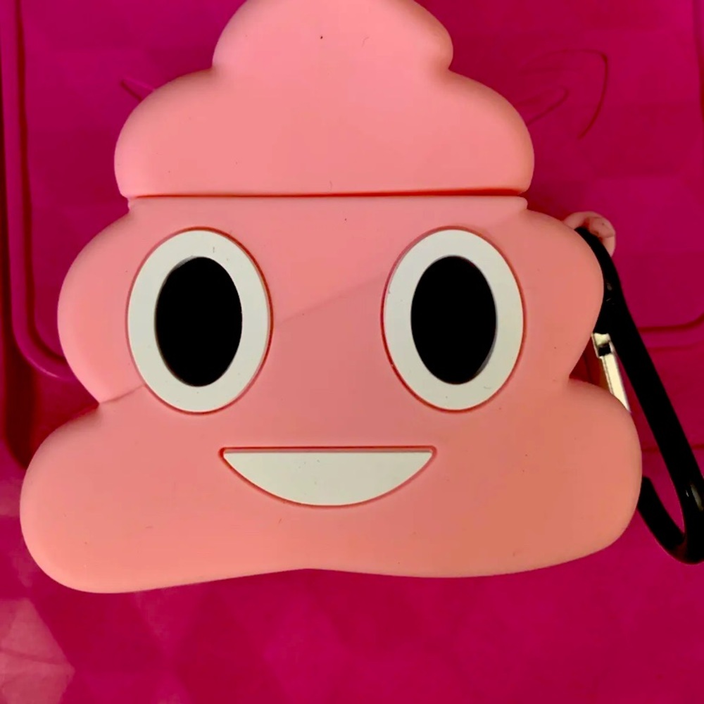 Air pod poop emoji case